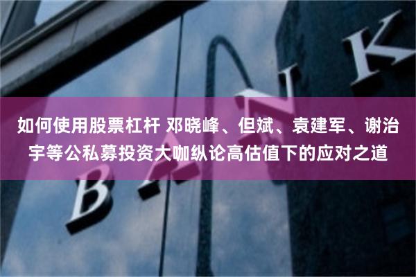 如何使用股票杠杆 邓晓峰、但斌、袁建军、谢治宇等公私募投资大咖纵论高估值下的应对之道