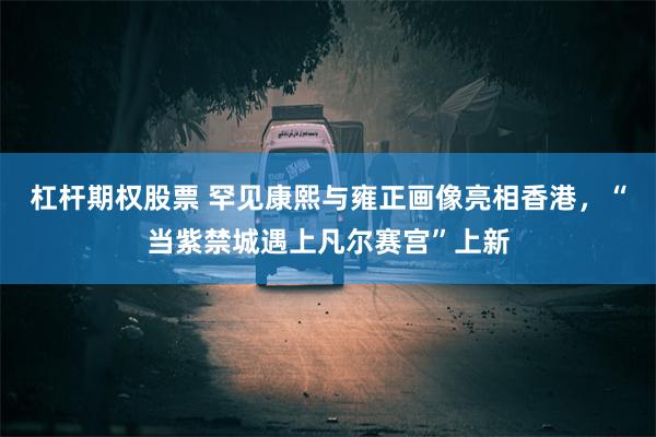 杠杆期权股票 罕见康熙与雍正画像亮相香港，“当紫禁城遇上凡尔赛宫”上新